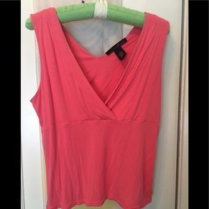 Beautiful pinky coral colored tank top size L